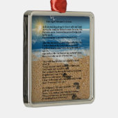 砂の足跡 メタルオーナメント (右)