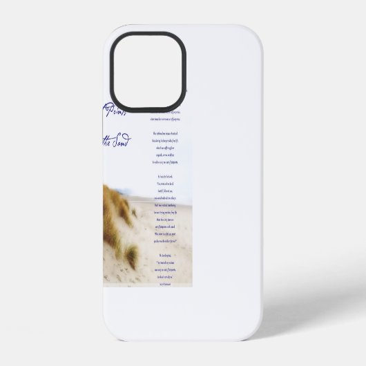 砂の足跡 iPhoneケース (裏面)