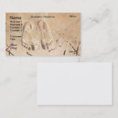 砂の足 名刺 (正面/裏面)