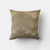 砂の迷彩柄パターン クッション (裏面)