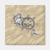 砂の銀の人魚 マグネット (正面)