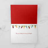 砂の雪だるまがビーチに立っている 海岸 シーズンカード (内部)