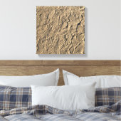 砂の靴プリント キャンバスプリント (インサイチュ (寝室))