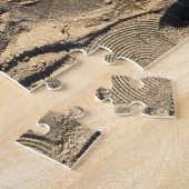 砂の靴プリント ジグソーパズル (側面)