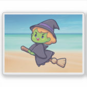 "砂の魔女" シール (正面)