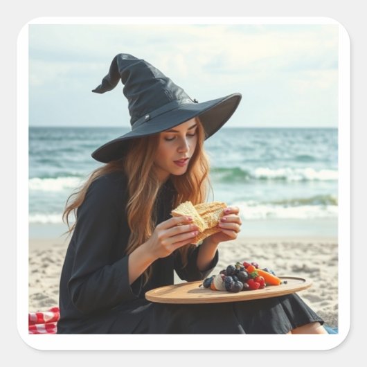 "砂の魔女" スクエアシール (正面)