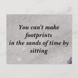 砂はがき内の足跡 ポストカード