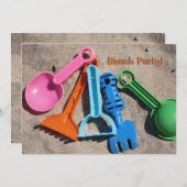 砂は招待状をもてあそびます 招待状 (正面/裏面)