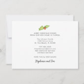 砂は新しい雪フラミンゴビーチホリデームービング 案内状 (裏面)