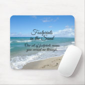 砂クリスチャンの足跡感動的 マウスパッド (マウス)