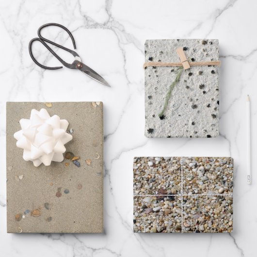 砂クール型パーティー ラッピングペーパーシート (正面)