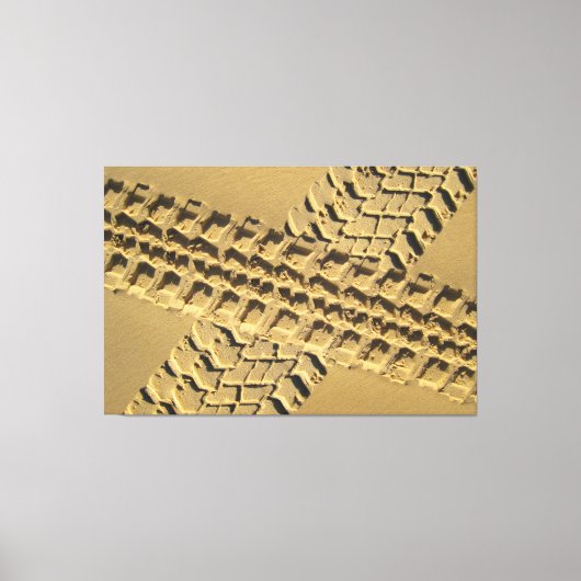 砂トラック40x60 キャンバスプリント (正面)