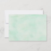 砂ドルとヒトデのアクアミント応答 出欠カード (裏面)