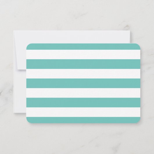 砂ドルと真珠のビーチ結婚式応答 出欠カード (裏面)