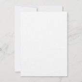 砂ドルのビーチ結婚式の招待状 招待状 (裏面)