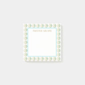 砂ドルの水彩画のビーチの名前をカスタムする ポストイット (正面)