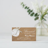 砂ドルビーチ砂の職業名刺 名刺 (スタンド正面)