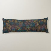 砂ドルライン赤い黄色の青 ボディピロー (裏面)