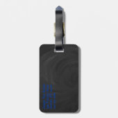 砂ドルライン赤い黄色の青 ラゲッジタグ (裏面縦)