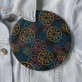 砂ドルライン赤い黄色の青 缶バッジ (インサイチュ)