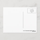 砂ドル水の色&インク絵画のはがき ポストカード (裏面)