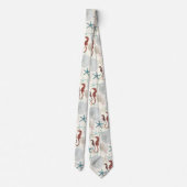 砂ドル海の馬ヒトデユニセックス ネクタイ (裏面)