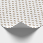 砂ドル海シェル沿岸パターン ラッピングペーパー (角)