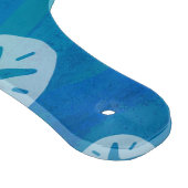 砂ドル白と青のパターン カッティングボード (角)