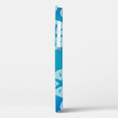 砂ドル白と青のパターン Case-Mate iPhoneケース (裏面 / 左)