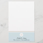 砂ドル 便箋 (正面)