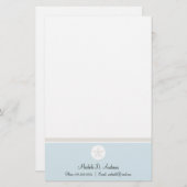 砂ドル 便箋 (正面/裏面)