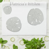 砂ドルMojo キッチンタオル (折り畳み)