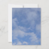 砂ハートビーチ結婚式招待状 招待状 (裏面)