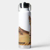 砂パーソナライズされた猫 ウォーターボトル (正面)