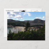 砂ビーチはがき – 1 ポストカード (正面/裏面)