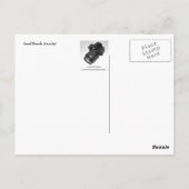 砂ビーチはがき – 1 ポストカード (裏面)