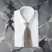 砂ビーチフローラ織パターン(の模様が)ある物 ネクタイ