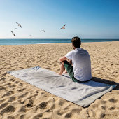 砂ビーチフローラ織パターン（の模様が）ある物 ビーチタオル