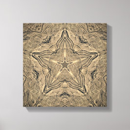 砂プリントの靴マンダラ2 キャンバスプリント