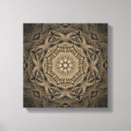 砂プリントの靴マンダラ3 キャンバスプリント