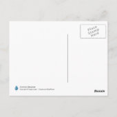 砂ポストカードの貝殻 ポストカード (裏面)