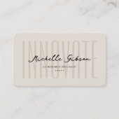 砂ミニマルプロフェッショナルモノグエレガントラム 名刺 (正面)