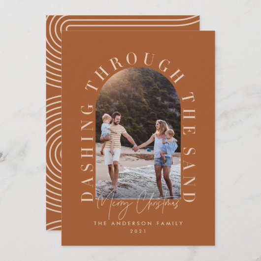 砂モダンの中を走るジオ・クリスマス (正面/裏面)