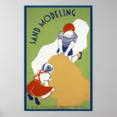 砂モデリング ポスター (正面)