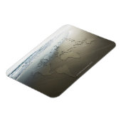 砂上の世界地図 マグネット (左側)