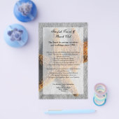 砂上の二匹のヒトデ、ビーチフライヤーまたはプログラム チラシ (シングル)