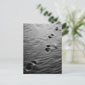 砂上の足跡 ポストカード (スタンド正面)