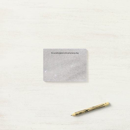 砂上の足跡It Notes ポストイット (デスク上)