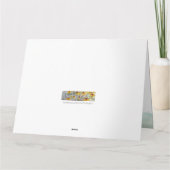 砂丘およびカモメの外銀行ノースカロライナ カード (裏面)