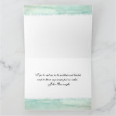 砂丘およびカモメの外銀行ノースカロライナ カード (内部)